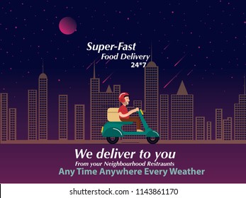 Fast Food Delivery Posters 469044 Vector Art At Vecteezy