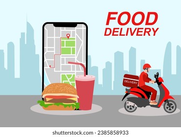 Food Delivery Service: A restaurant, prepared food shop, or fast food establishment, in which the principal use is production of prepared food for delivery to customers located off the business premis