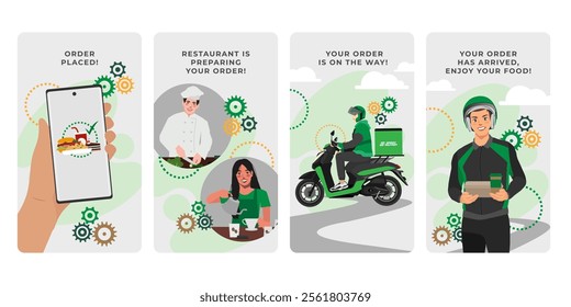food delivery step appllication ui-ux