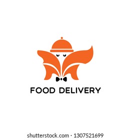 Food delivery vector logo. Food logo