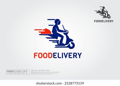 Food Delivery Vector Logo Template.