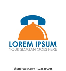 vector de entrega de alimentos, logotipo del restaurante
