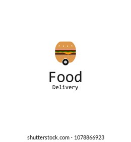 Food Delivery Vector Template Design Illustration