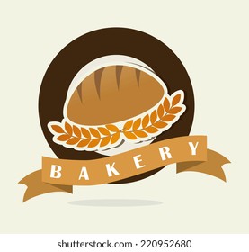 Food design over beige background, vector illustration