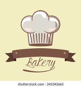 Food design over beige background, vector illustration.