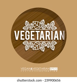 Food design over beige background,vector illustration.
