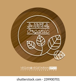 Food design over beige background,vector illustration.