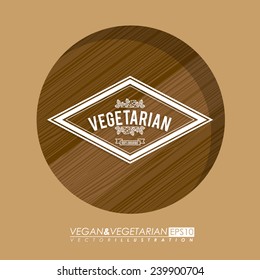 Food design over beige background,vector illustration.