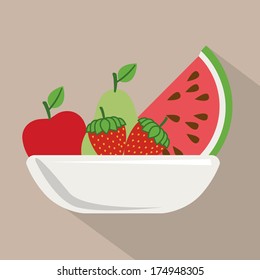 food design over gray background vector illustration