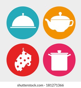 food design over gray background vector illustration