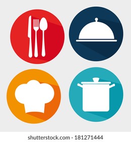 food design over gray background vector illustration