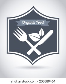 food design over gray background vector illustration