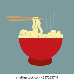 Food design over gray background, vector illustration.