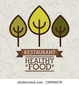 Food design over gray background,vector illustration.