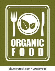 food design over green background vector illustration