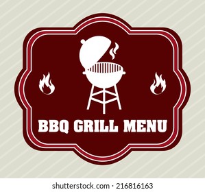 food design over lineal background vector illustration