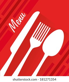 food design over red background vector illustration