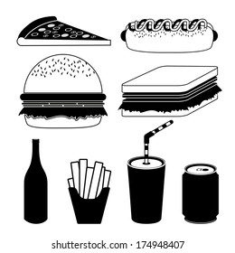 food design over white background vector illustration
