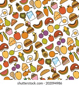 food design over white background vector illustration