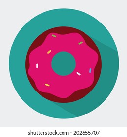 Food design over white background, vector illustration