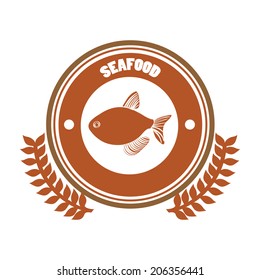 Food design over white background, vector illustration