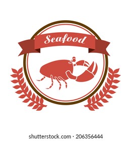 Food design over white background, vector illustration