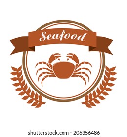 Food design over white background, vector illustration