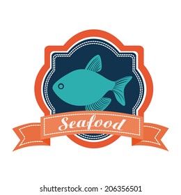 Food design over white background, vector illustration