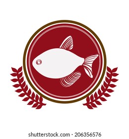 Food design over white background, vector illustration