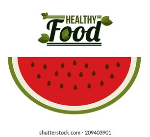 Food design over white background, vector illustration