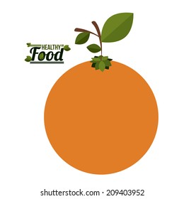 Food design over white background, vector illustration