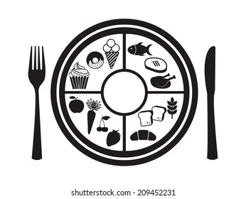food design over white background vector illustration