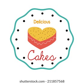 Food design over white background, vector illustration