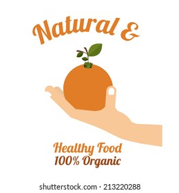 Food design over white background, vector illustration