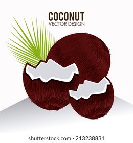 Food design over white background, vector illustration