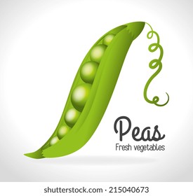 Food design over white background, vector illustration