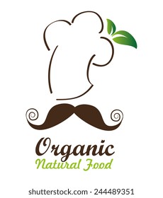 Food design over white background, vector illustration.