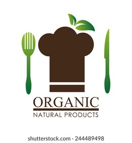 Food design over white background, vector illustration.
