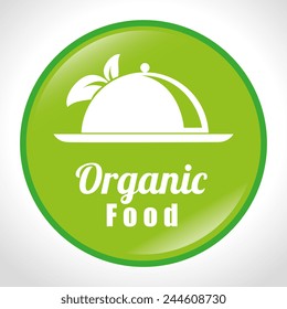 Food design over white background, vector illustration.
