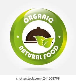 Food design over white background, vector illustration.