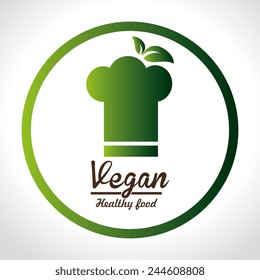 Food design over white background, vector illustration.