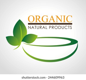 Food design over white background, vector illustration.