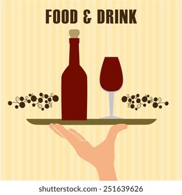 Food design over white background, vector illustration. Food design over white background, vector illustration.