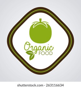 Food design over white background, vector illustration.