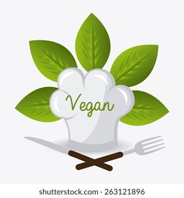 Food design over white background, vector illustration.