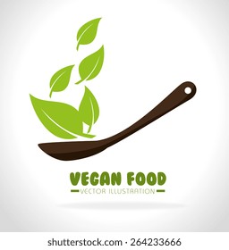 Food design over white background, vector illustration.