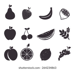 Food design over white background, vector illustration.