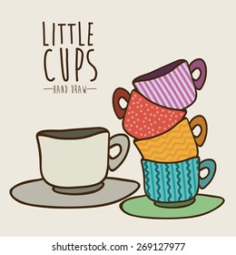 Food design over white background, vector illustration