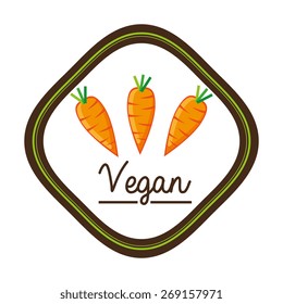 Food design over white background, vector illustration.