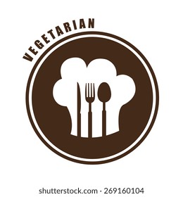 Food design over white background, vector illustration.